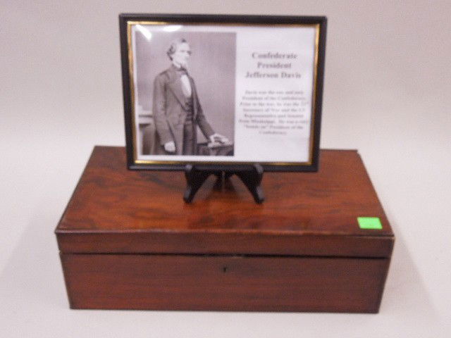 Lap Desk Accredited To Jefferson Davis Nov 06 2016 B S