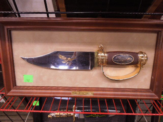 Franklin Mint American Heritage Eagle Bowie Knife