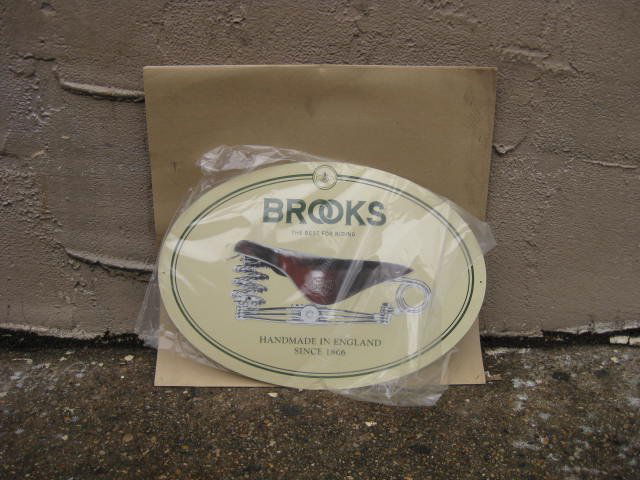 Brooks metal sign new in package (1 of 2)