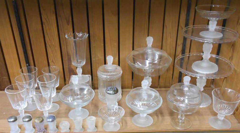 Three Face Pattern Glass Lot (1 of 4)