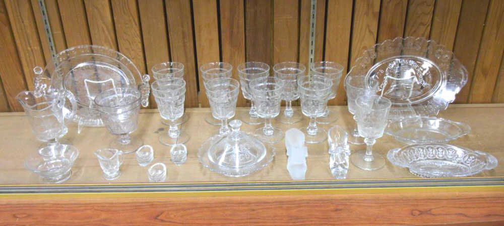 Gillinder's Centennial Pattern Glass Lot (1 of 3)