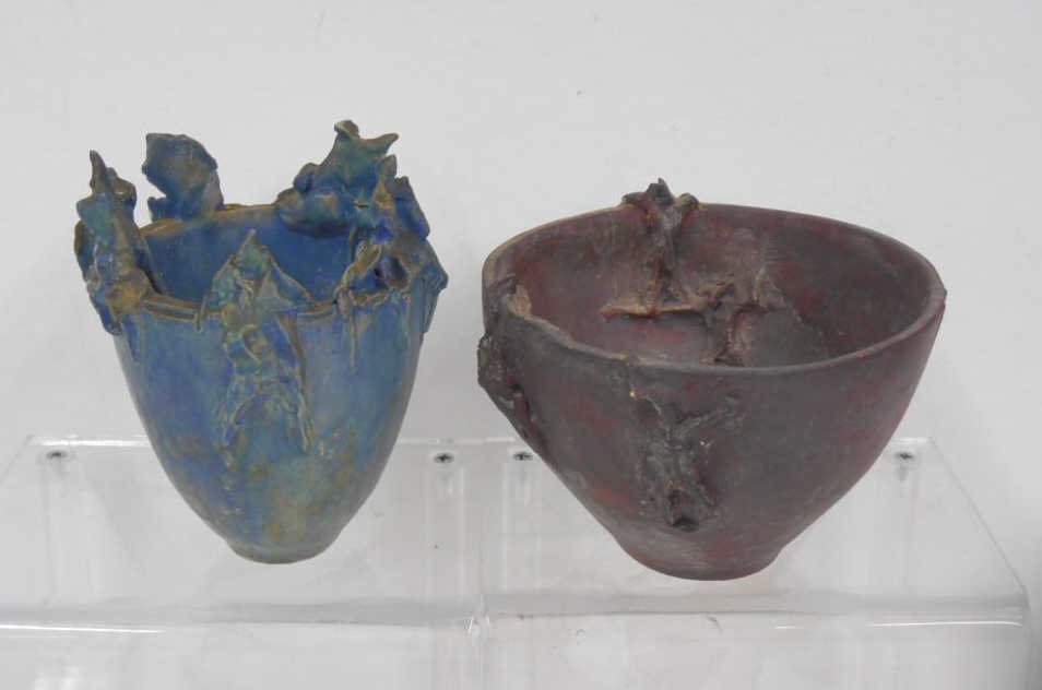 Nadine Karnow Pottery Bowl & Vase (1 of 5)