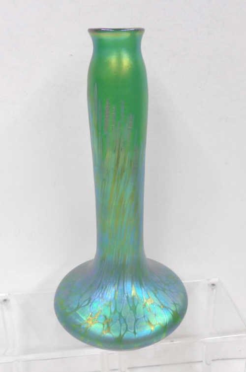 Loetz Signed Art glass Oil Spot Vase (1 of 3)