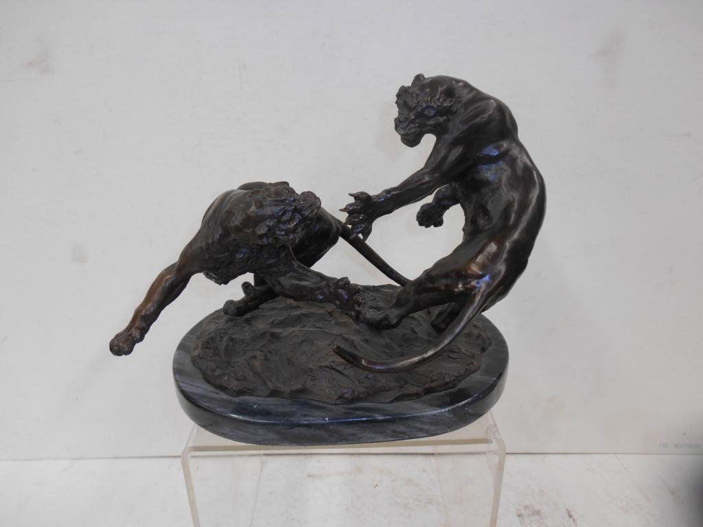 Franklin Mint Enchanter Bronze Sculpture (1 of 3)