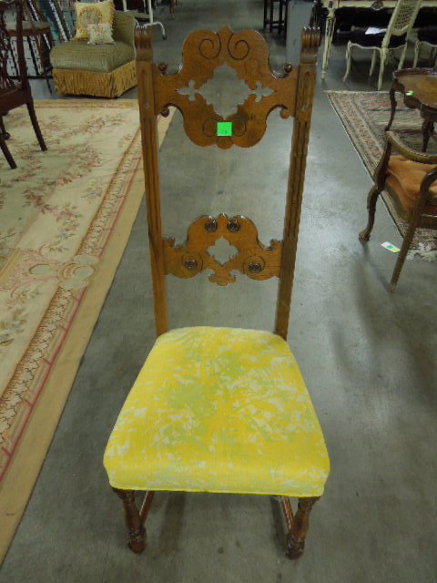 Jacobean Stylized Side Chair (1 of 4)