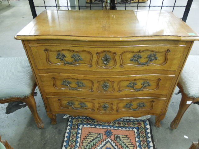 French Provincial Walnut Dresser (1 of 2)