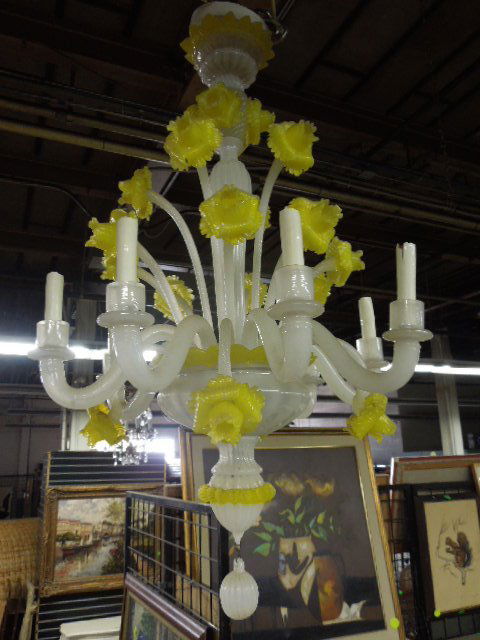 Venetian Glass Chandelier (1 of 3)