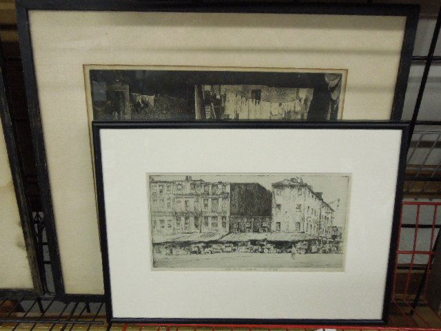 Two Earl Horter Signed Etchings (1 of 5)
