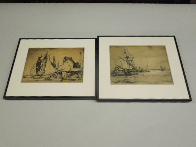 2 Earl Horter Signed Etchings (1 of 5)