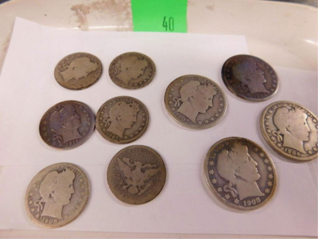 Barber quarters & 1/2 dollars (1 of 1)
