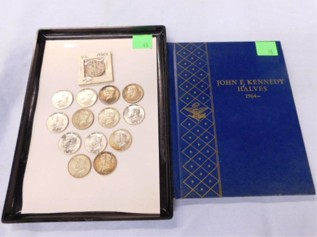 9 silver & 9 silver clad half dollars (1 of 6)