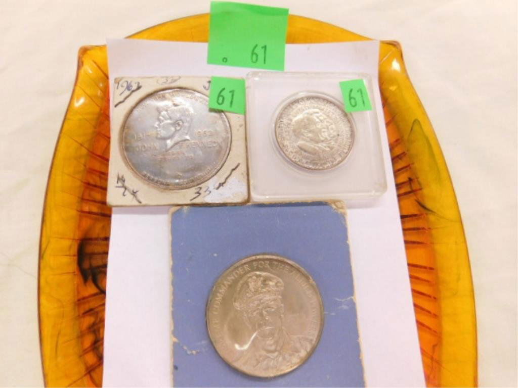 Washington Carver & Kennedy commemorative coins (1 of 3)