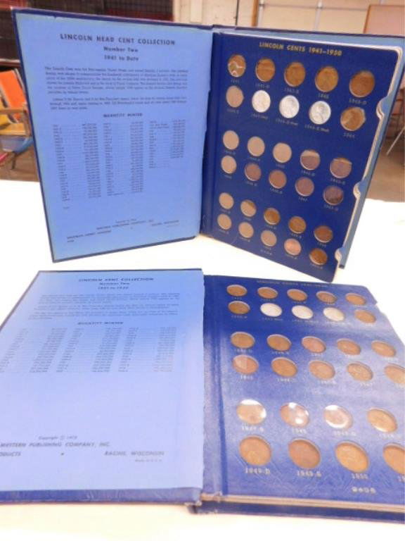 Lincoln cents in 2 Whitman coin holders (1 of 6)