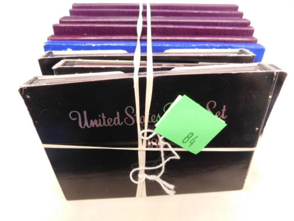 10 proof sets - 1980 thru 1989 (1 of 1)