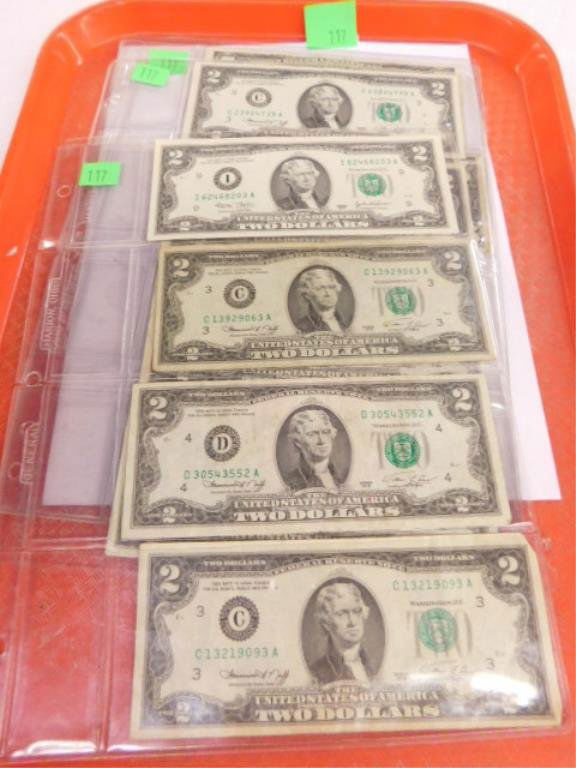 $26 in $5 and $2 notes (1 of 1)