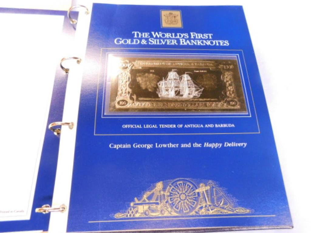 30 gold and silver $100 bank notes (1 of 3)