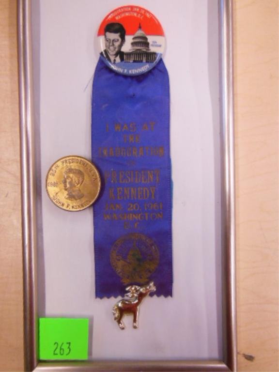 JFK Button w/Ribbon & Token (1 of 2)