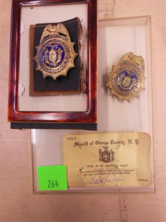 2 Deputy Sheriff Badges (1 of 3)
