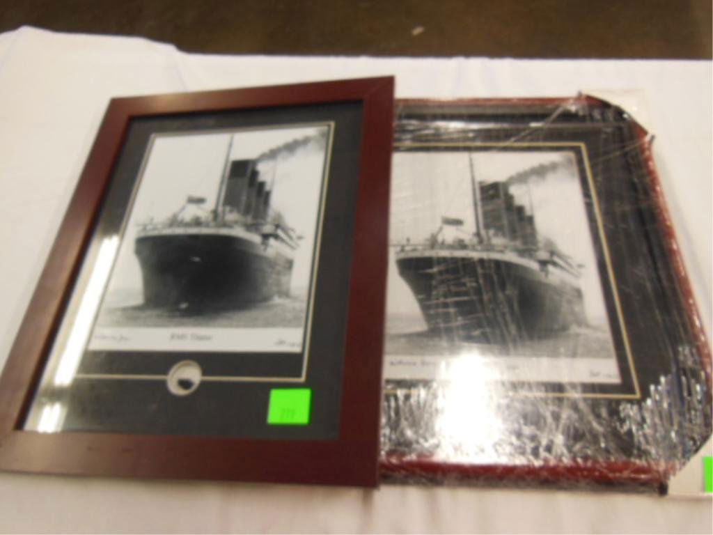 2 Framed RMS Titanic Photos L/E (1 of 4)