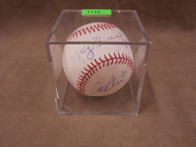 Hamels / Howard / Utley Signed Baseball (1 of 5)