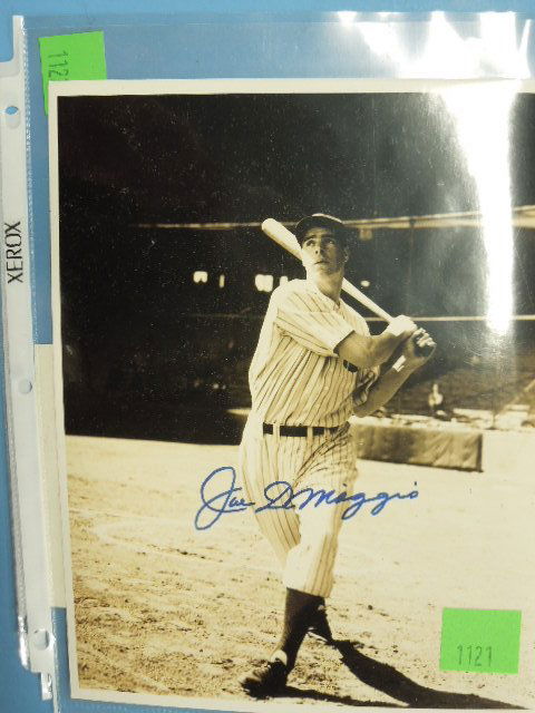 Signed Joe DiMaggio Photo (1 of 2)