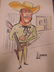 1960's TV Western Illustration Drawings - 6