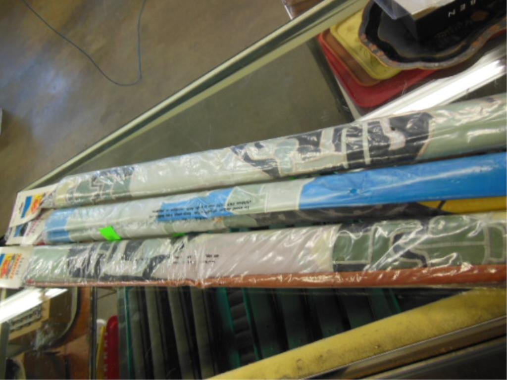 3 Lionel Decorative Flags: Two Lionel and one 773 Hudson flags, new in packs, 28" x 42". CONDITION: No issues identified.