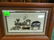 Framed Clock Works Train by Girard