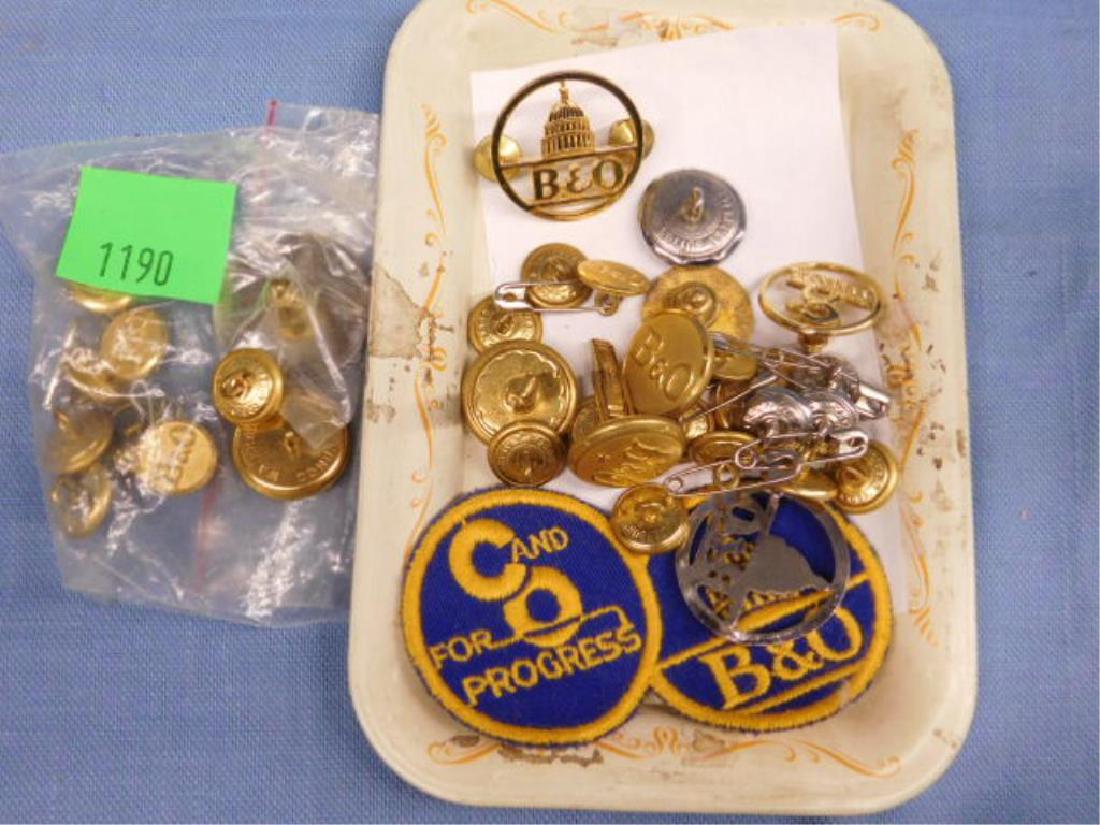 B & O, C & O Buttons, Pins, Cufflinks (1 of 1)
