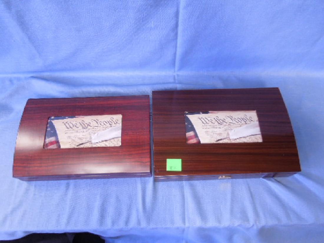 6 Franklin Mint Founding Fathers Coin Boxes (1 of 3)