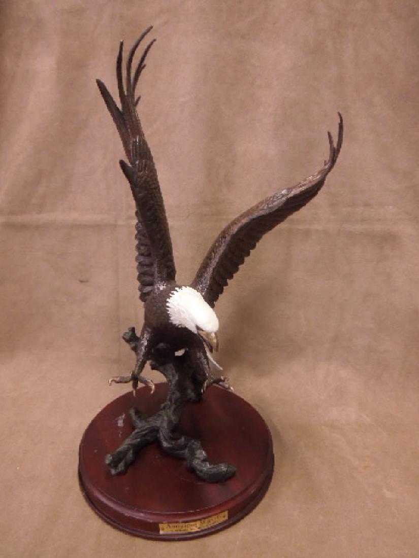 Franklin Mint Bronze Eagle Sculpture (1 of 5)