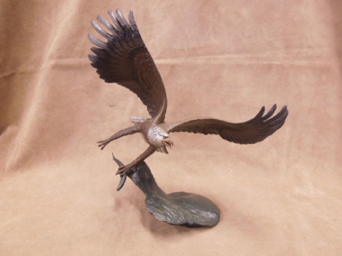 Franklin Mint Bronze Eagle Sculpture (1 of 5)