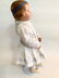 Antique Schoenhut Character Girl Doll with carved blue - 6