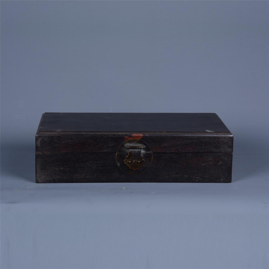 CHINESE ROSEWOOD BOOK CASE (1 of 10)