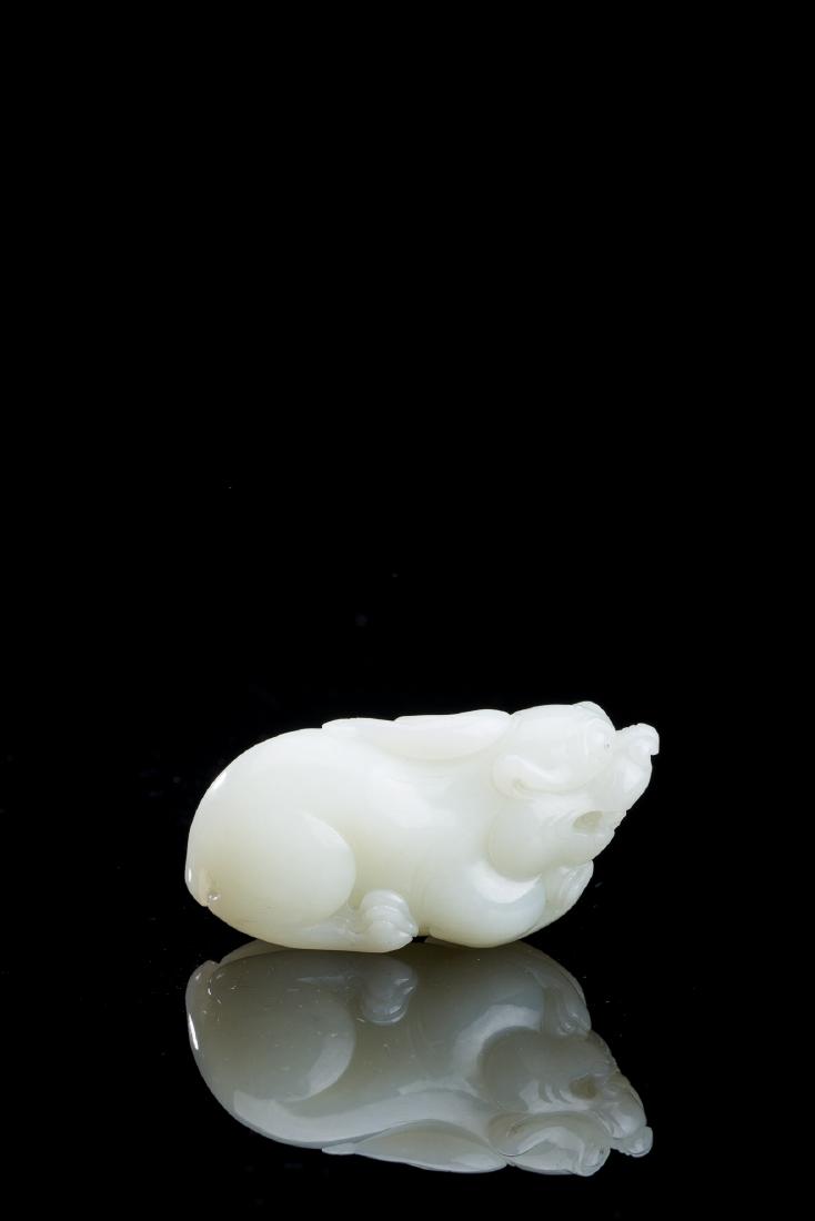 CHINESE WHITE JADE BEAST (1 of 4)
