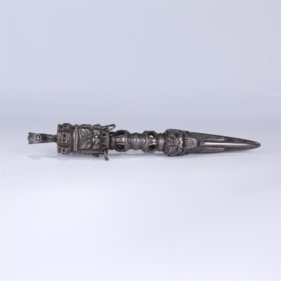 TIBETAN WHITE COPPER VAJRA PESTLE (1 of 6)