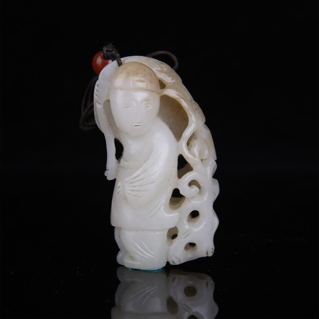 CHINESE WHITE JADE BOY (1 of 8)