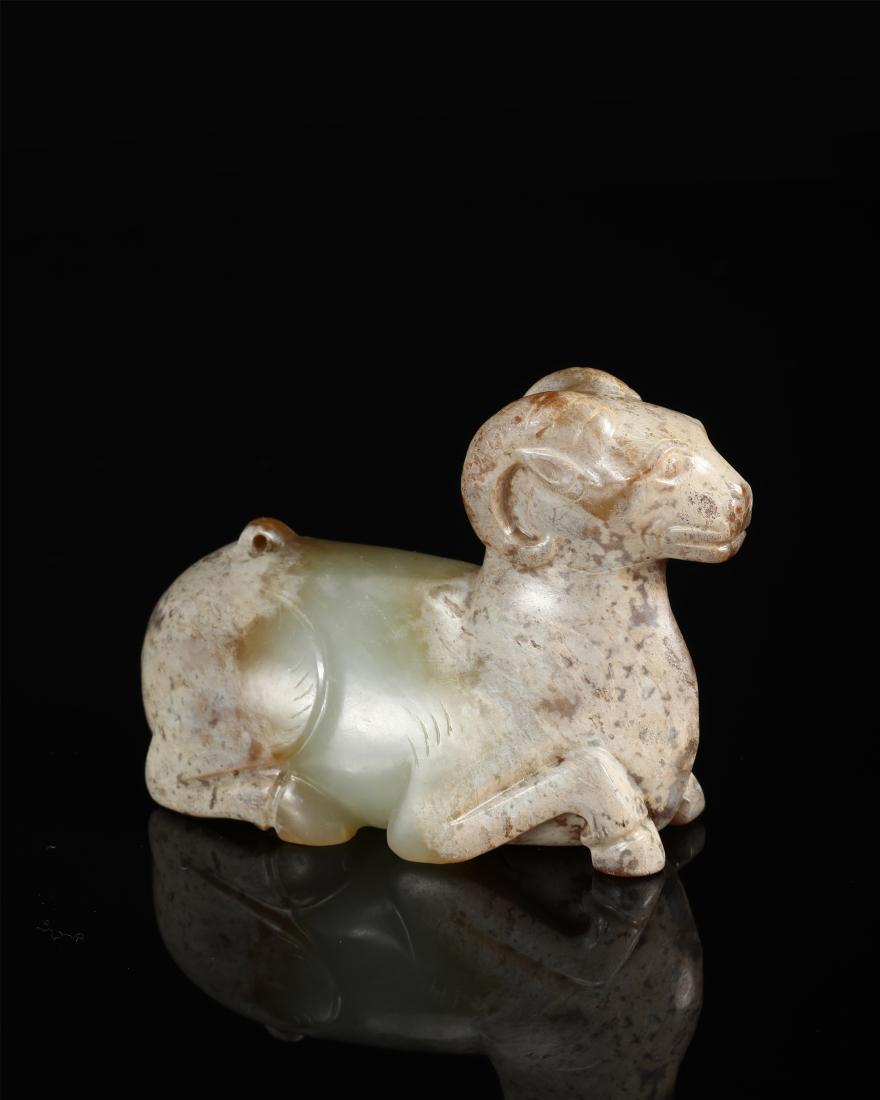 CHINESE ANCIENT JADE BEAST HAN DYNASTY (1 of 9)
