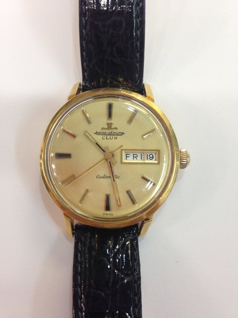 JAEGER LECOULTRE 18K GOLD AUTOMATIC WAIST WATCH (1 of 3)