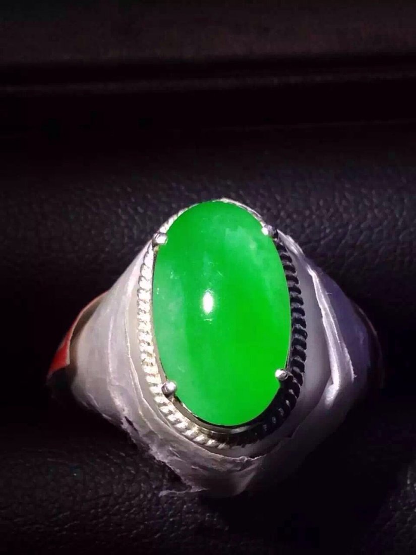 NATURAL JADEITE RING SURFACE (1 of 6)