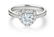 GIA CERTIFICATED DIAMOND PLANTIUM LADY'S RING - 2