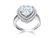 GIA CERTIFICATED DIAMOND PLANTIUM LADY'S RING - 3