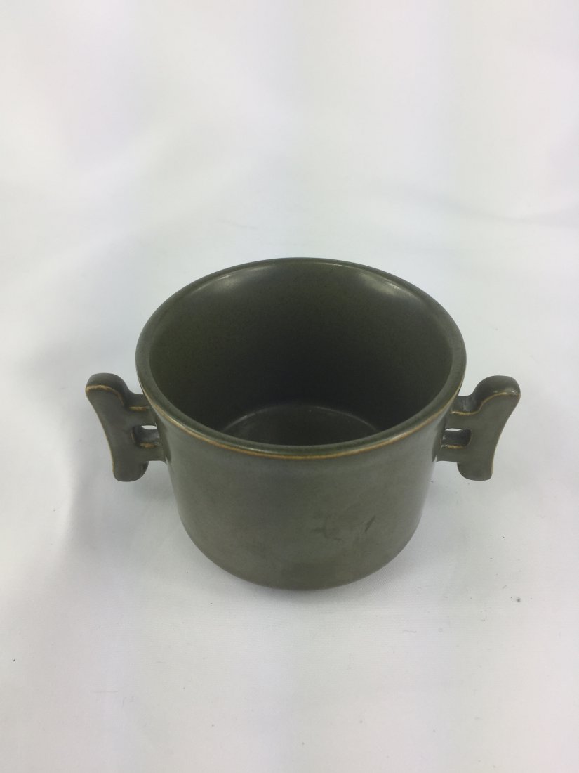 CHINESE PORCELAIN TEA DUST GLAZE CUP (1 of 4)
