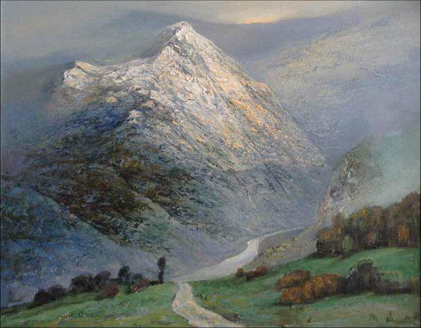 CHINESE CONTEMPORARY ART OIL PAINTING BY YAOYUAN (1 of 2)