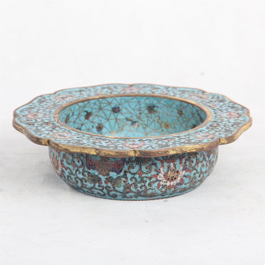 CHINESE CLOISONNE DISH (1 of 6)