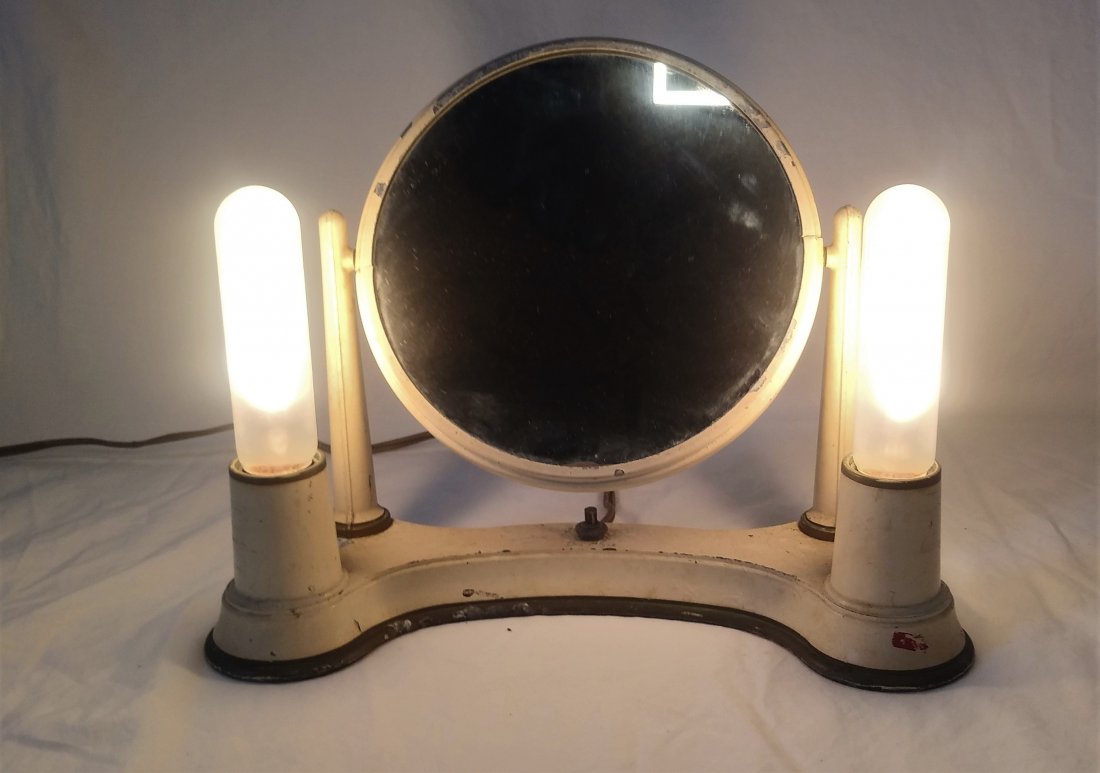 Vintage Art Deco Bel Ayre Vanity Mirror with Light (1 of 6)