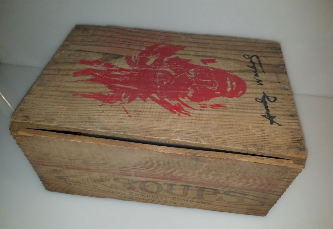 Andy Warhol Self portrait hand signed  Campbell’s case (1 of 10)