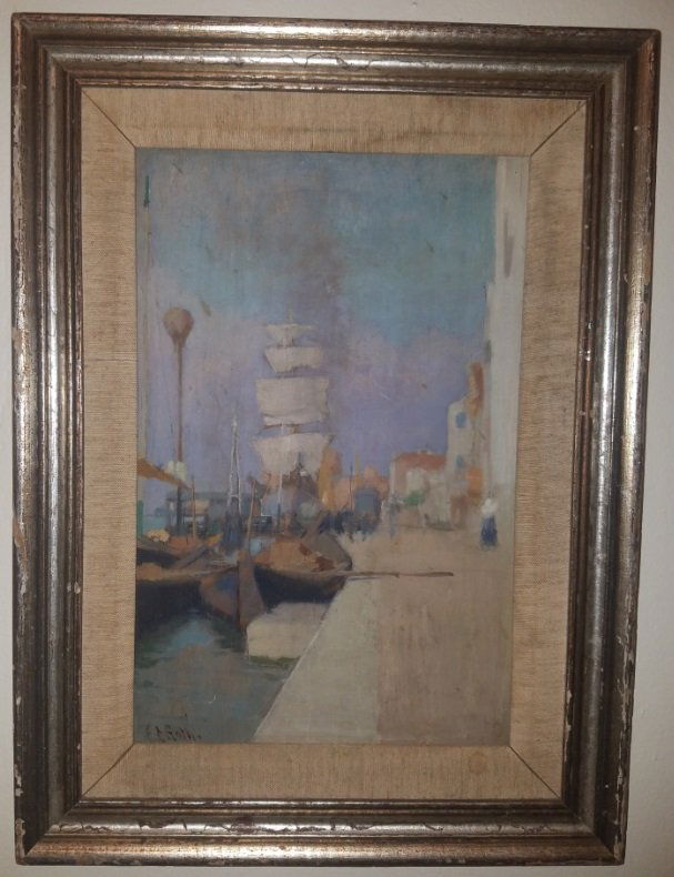 Ernest David Roth, signed painting (1 of 5)