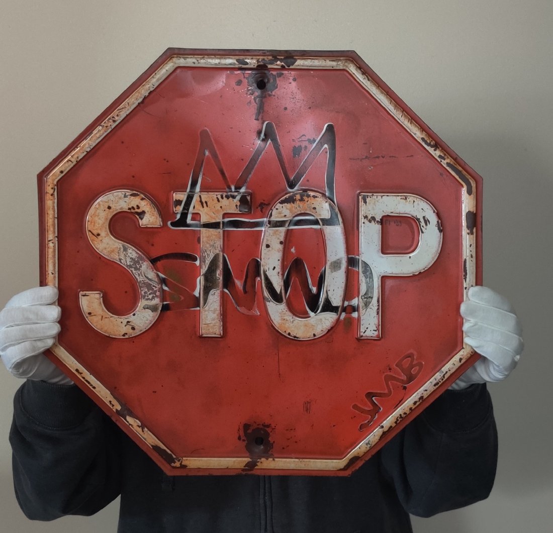 J.M. Basquiat, SAMO, the Crown, street art (1 of 3)