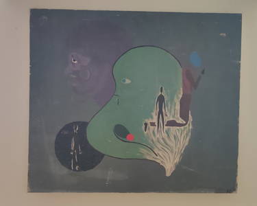 Victor Brauner oil on canvas painting